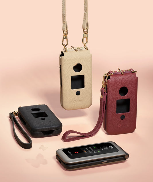 Pom Classic Designer Leather Case
