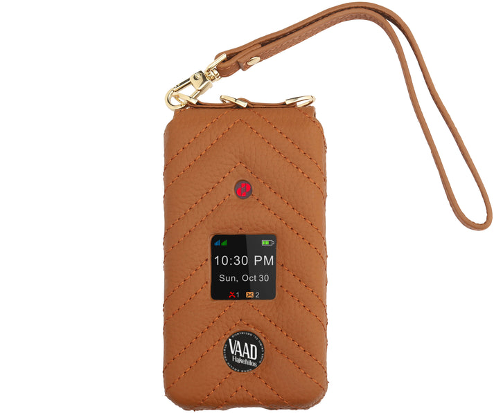 Designer Leather Case Pom Phone